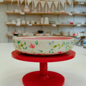 Plato Hondo Curvo 19cm Flores Primavera