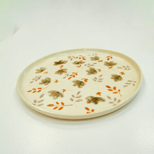 Plato Checho 22cm Flores Otoño